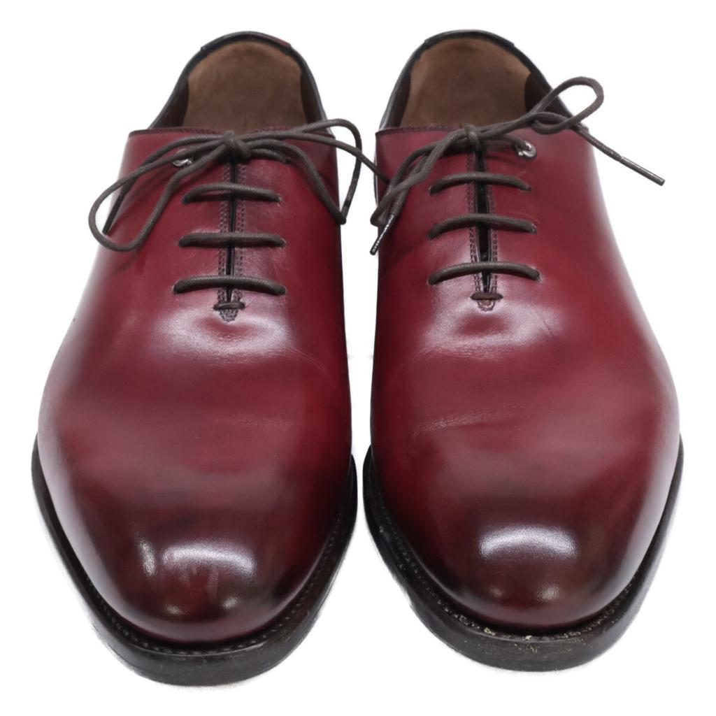 Salvatore Ferragamo Отличное состояние JD6299 TRAMEZZA туфли whole cut на 4 люверсах 8 2E Бордовый Б/у
