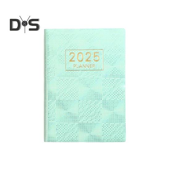 Плотная бумага блокнот гладкое письмо без растекания чернил искусственная кожа обложка 2025 ежедневник карманный формат чернил устойчивый бумажный планировщик