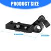 1 Set Photography Mounting Board 15mm Pipe Clamp Secure Camera Plate Multiple Thread Holes Aluminum Construction