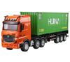 Huina Toys 1317 Scale 9Ch RTR Chassis Type 40ft Marine Container Trailer Radio Control 1/18 2.4GHz 3-Axis Head, 3-Axis (Green)