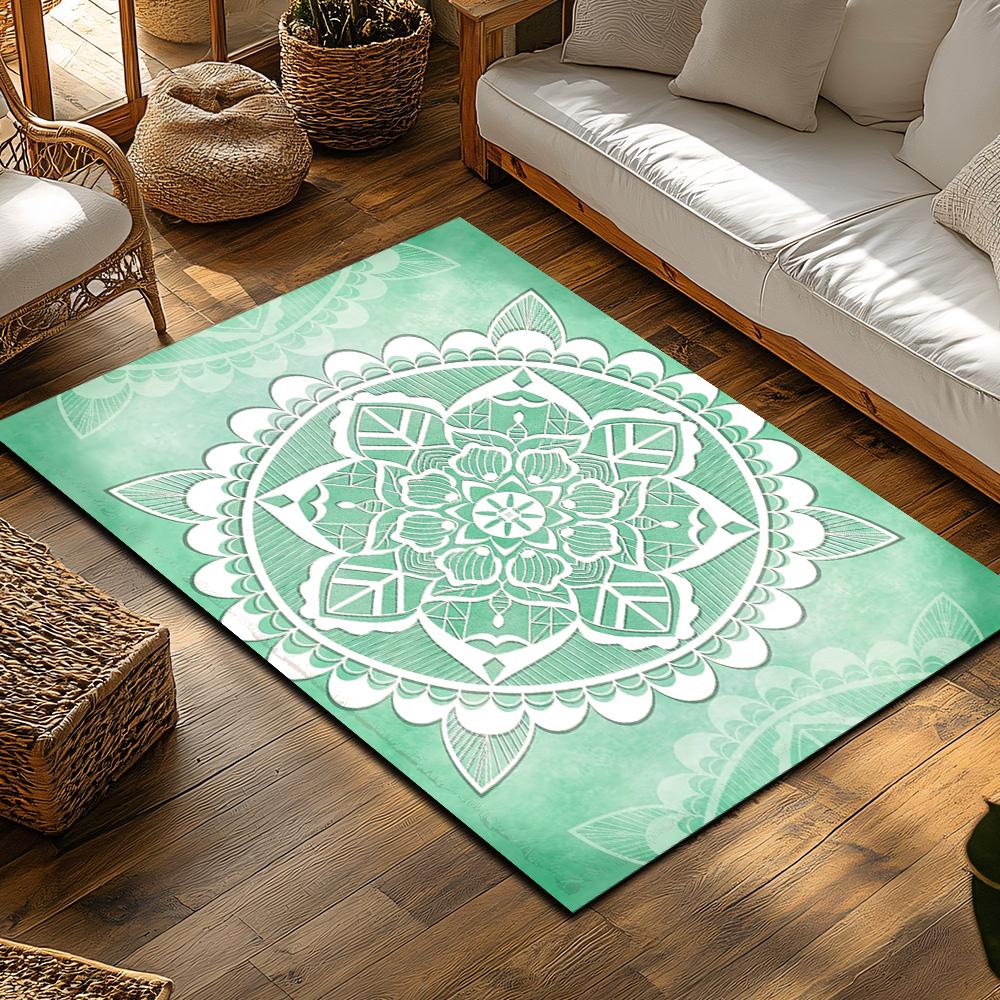 Boho Area Rug Vintage Persian Carpet Non Slip Floor Mat Home Decor Living Room Bedroom Runner Rugs Modern Abstract Pattern Rug