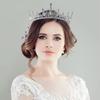 The Bride's Entire Circle of Crown Headwear European and American Rhinestone Crown Hair Accessories Wedding Dress Birthday Hair Band Accessories