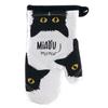 [A1111] - Kitchen Glove 'Cats' Black White (Meow) - 28x14cm