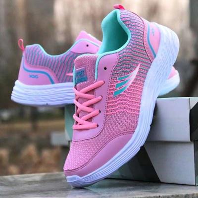 Мода весна и осень женская повседневная спортивная обувь для отдыха дышащие кроссовки на плоской подошве легкие дорожные туфли