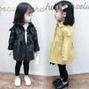 Kids Girls Trench Jacket Coat Fashion Temperament Windbreaker Jacket Children's Clothing