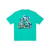 FW21 Bubbling T-Shirt Unisex T-Shirts Aqua Light-Green P21TS200