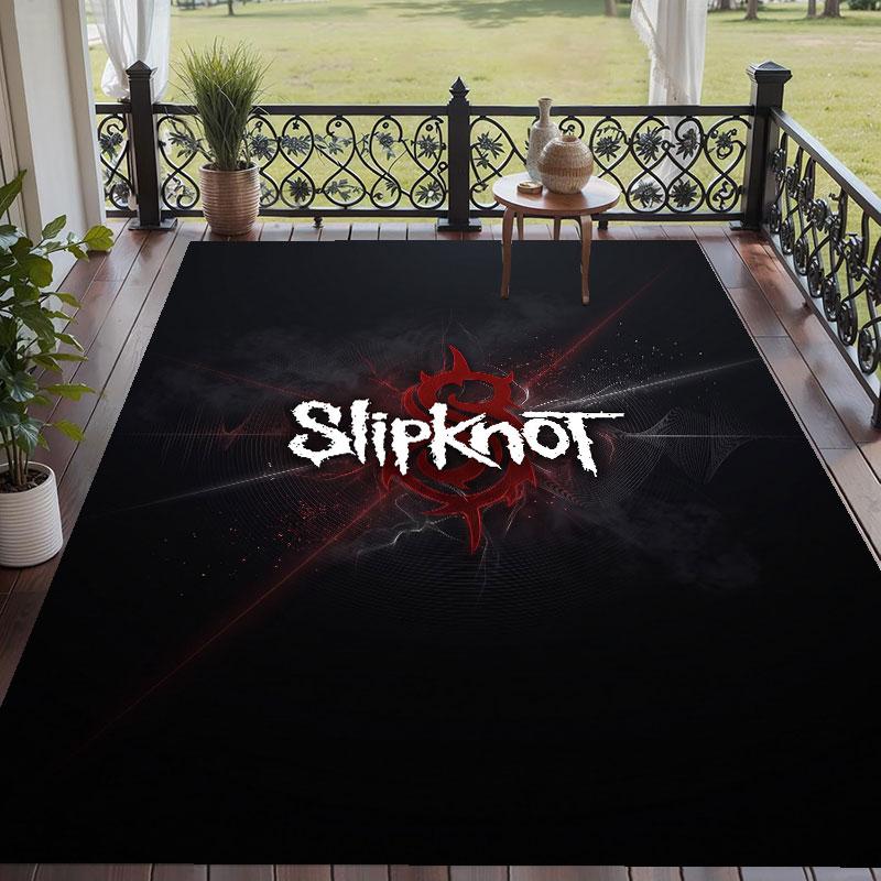 Мягкий ковер для пола с узором Slipknot, ковер для гостиной, декоративный коврик для украшения комнаты дома