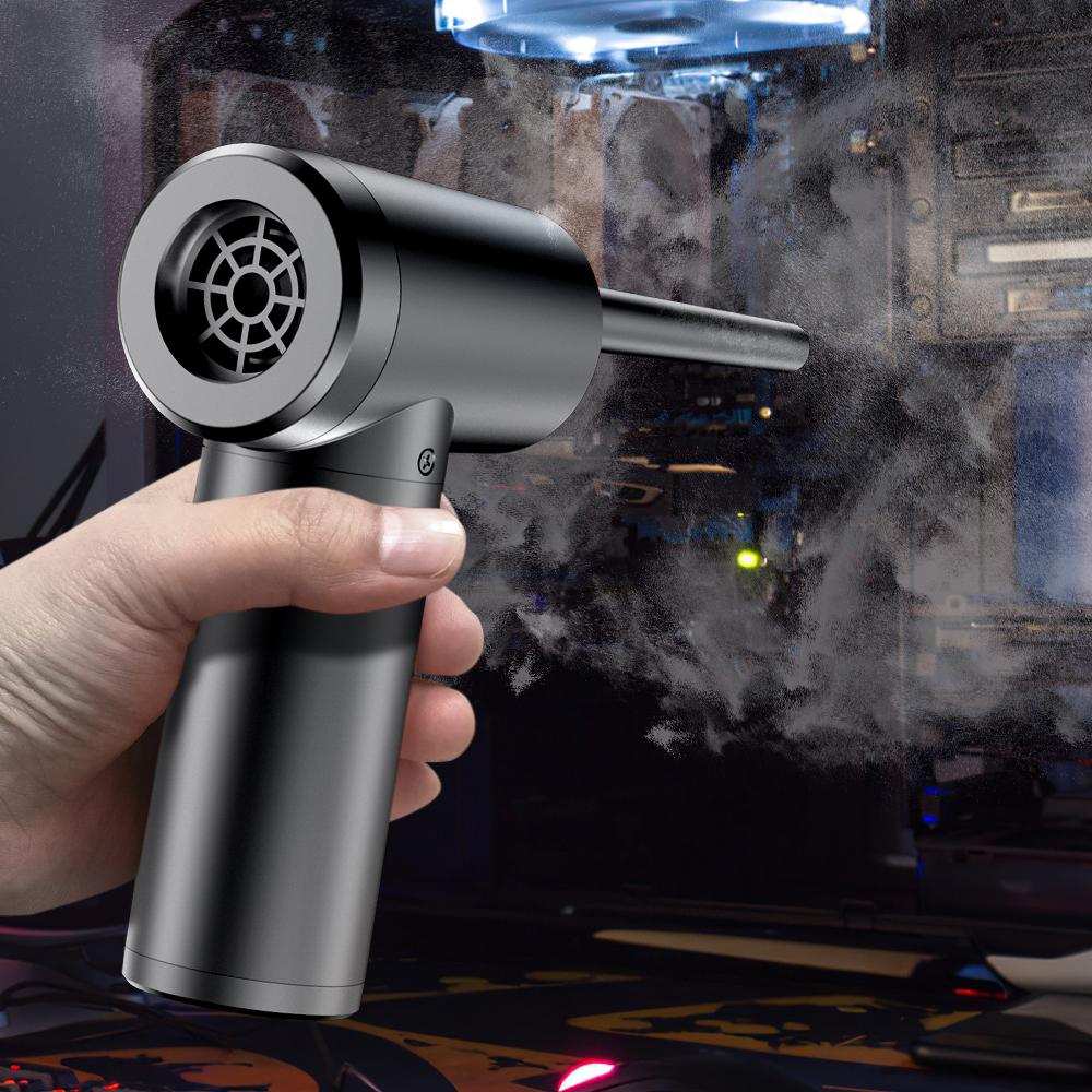 Беспроводная воздушная тряпка 50000 об/мин, пистолет для выдувания пыли, USB-вентилятор сжатого воздуха, очистка для компьютера, ноутбука, клавиатуры, камеры, чистка