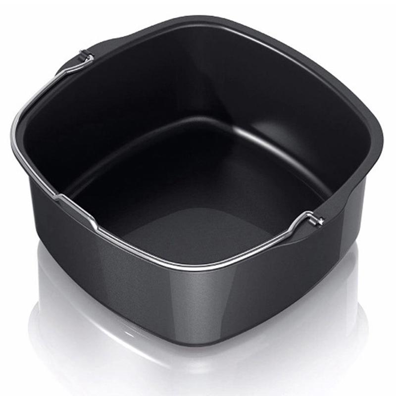 8-дюймовые антипригарные формы для тортов, поднос, корзина, аэрогриль, круглая посуда, противни, корзинки для тортов и пиццы с ручкой, кухонная утварь для выпечки