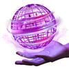 Gimama Летающий Летающий Шар НЛО Бумеранг Спиннер со Светодиодами Популярный Рождественский Подарок Шар, Гироскоп, Игрушка, Игрушка, Свет, (фиолетовый)