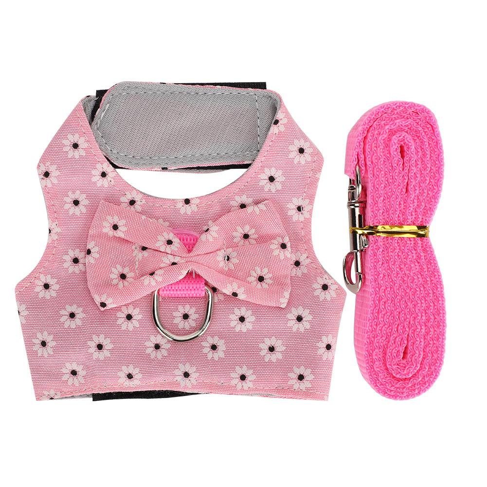Rabbits Vest Harness with Hamster Chest Strap Leash Small Animal Accessories