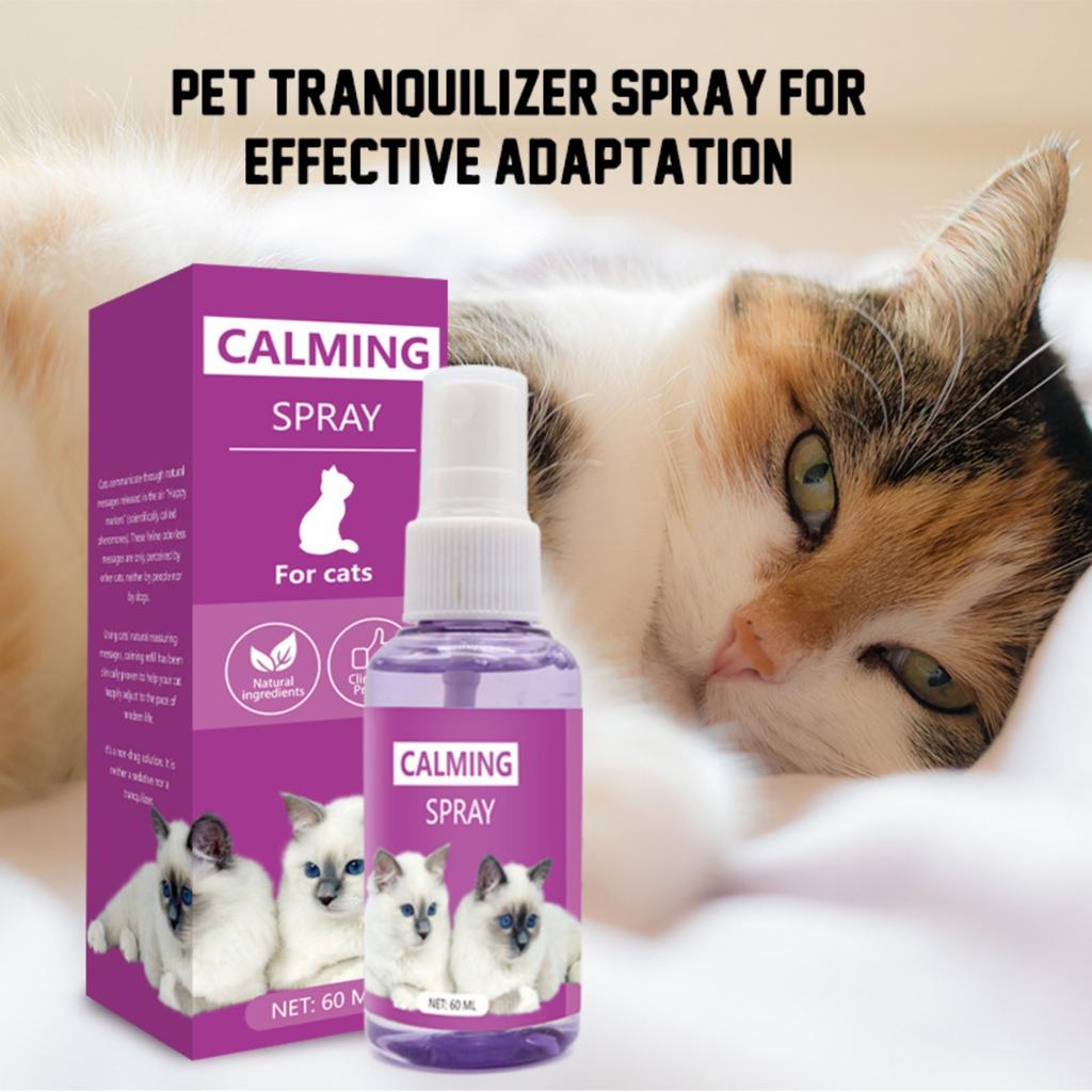 60ML Pheromone Cat Emotional Soothing Spray Cat Pheromone Feliway Anti-Stress Spray