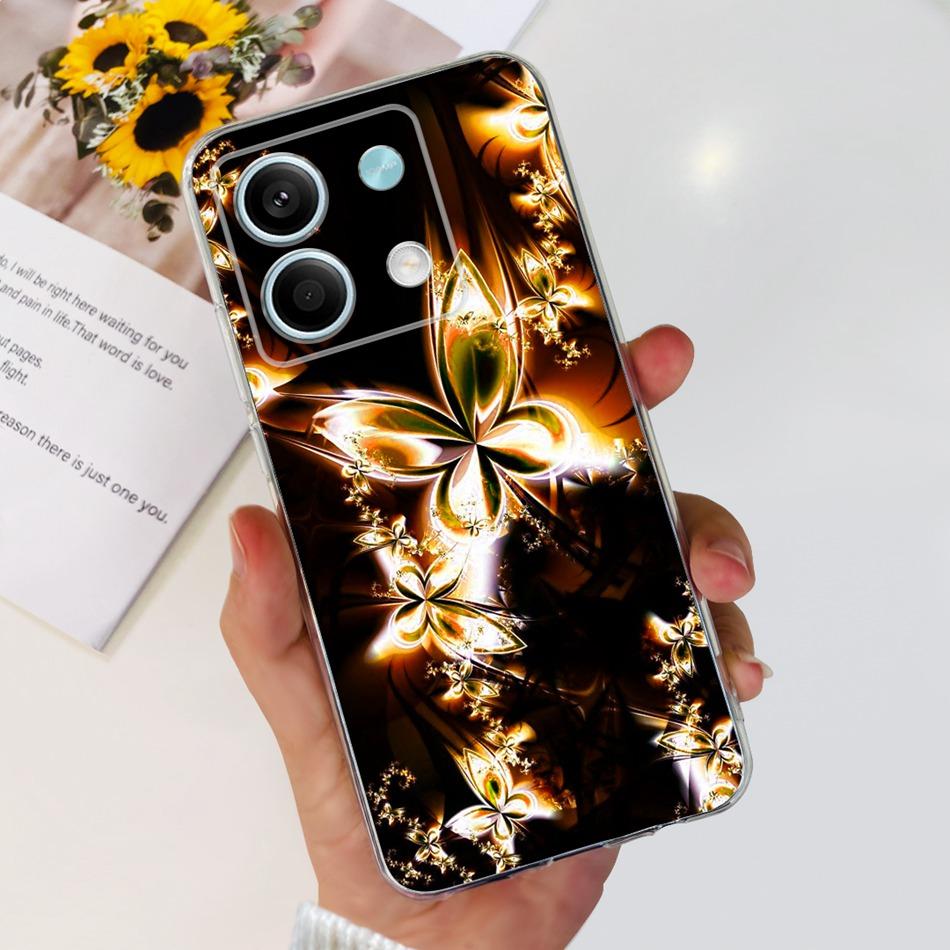 For Xiaomi Redmi Note 13 4G Case Redmi Note 13 Pro 4G Global Cute Soft Silicone TPU Slim Cover For Redmi Note13 13Pro 4G