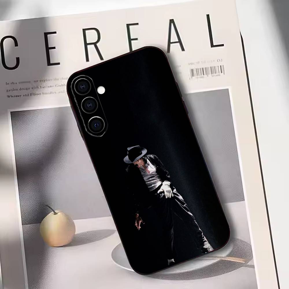 Чехол для телефона Singer M-Michael jackson для Samsung Galaxy A73, A72, A71, A70, A53, A52, A51, Мягкий силиконовый черный чехол