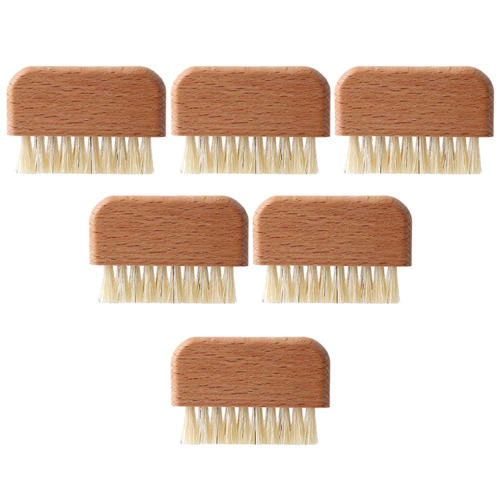 Nail Accessories Nail Cleaning Brush Finger Polishing Dust Clean Pig Bristle Nail Dust Brush  Girls
