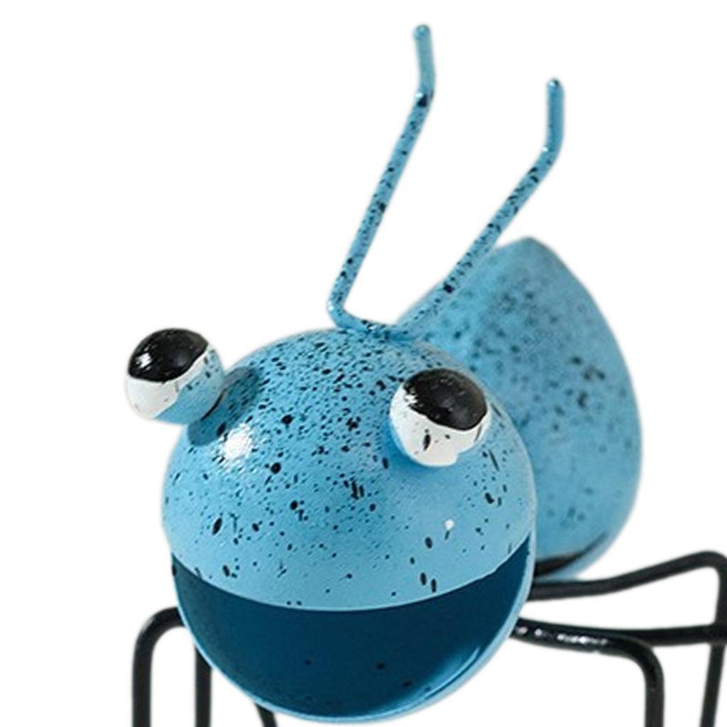 Metal ANT Garden Decor Ornament Handmade Adorable Wall Sculpture 8.5x8x10cm for