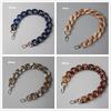 DIY New Fashion Woman Bag Accessory Detachable Replacement Blue Pink Brown Acrylic Chain Luxury Strap Resin Shoulder Clutch Chain