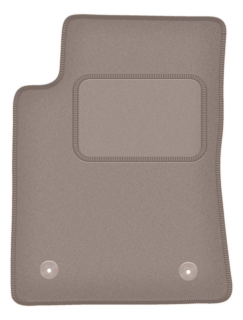 Beige driver's mat for: Citroen C3 III hatchback (2017-)
