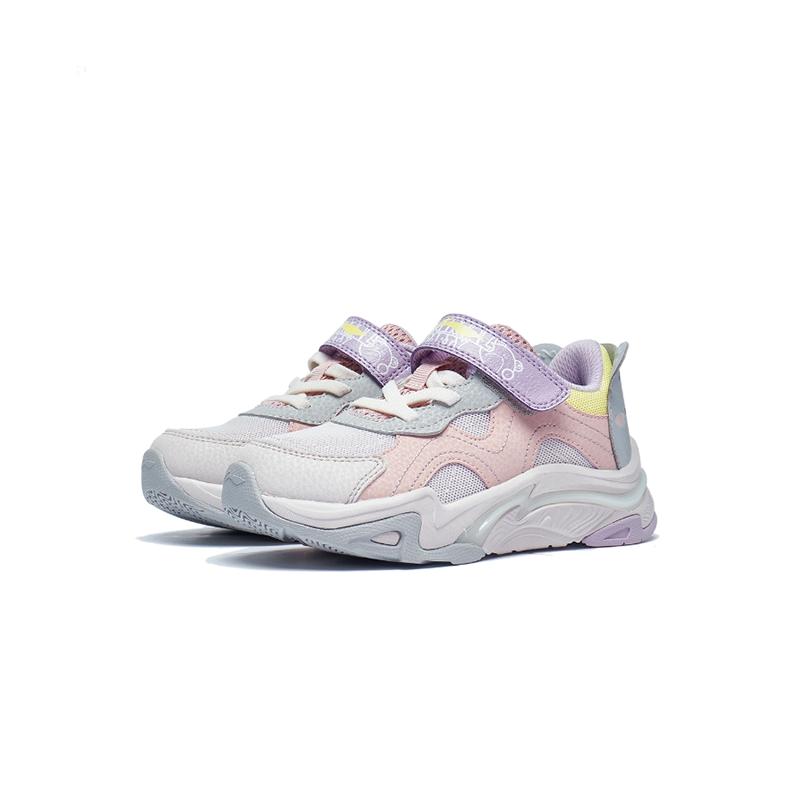Li Ning Cloud River Shock Absorbation Rebound Удобные детские кроссовки для бега Детские кроссовки для бега Белый Розовый YKNT082-4