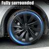 4PCS Hub Caps for Tesla Model Y Juniper 20-Inch Wheel Cover Performance Replacement Helix 2.0 Wheels Full Rim Accessories 2025