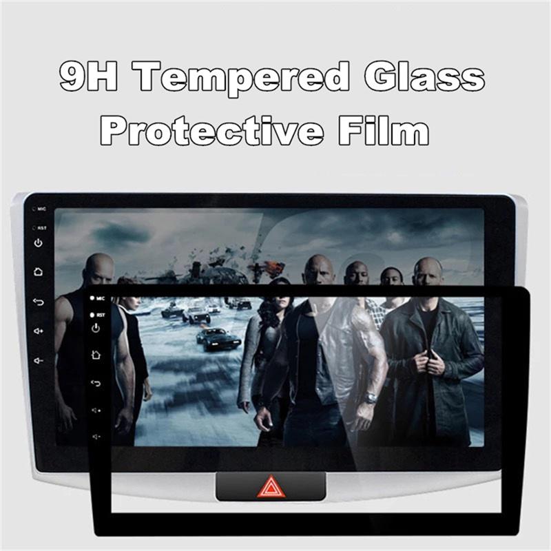 9H Tempered Glass Screen Protector Film Car Stickers For 10.1 Inch Car Radio Dvd