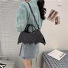 Fashion Creative Spoof Fun Halloween Personality Bat Messenger Bag Ladies Pu Leather Handbag