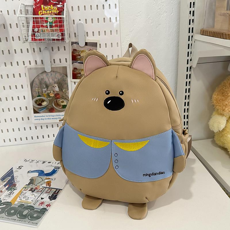 Детский рюкзак с мультяшным медведем из нейлона для девочек для путешествий и повседневного использования