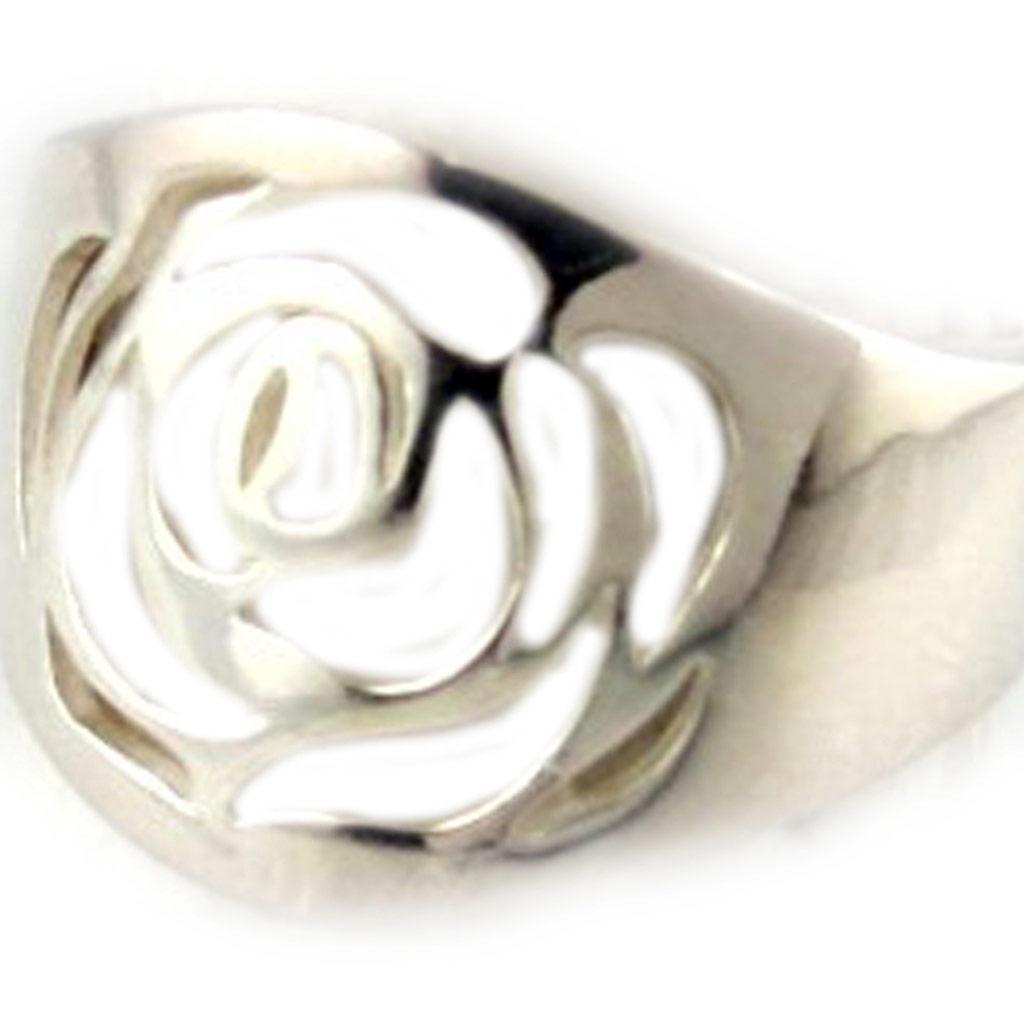 Silver 'Flora' Ring