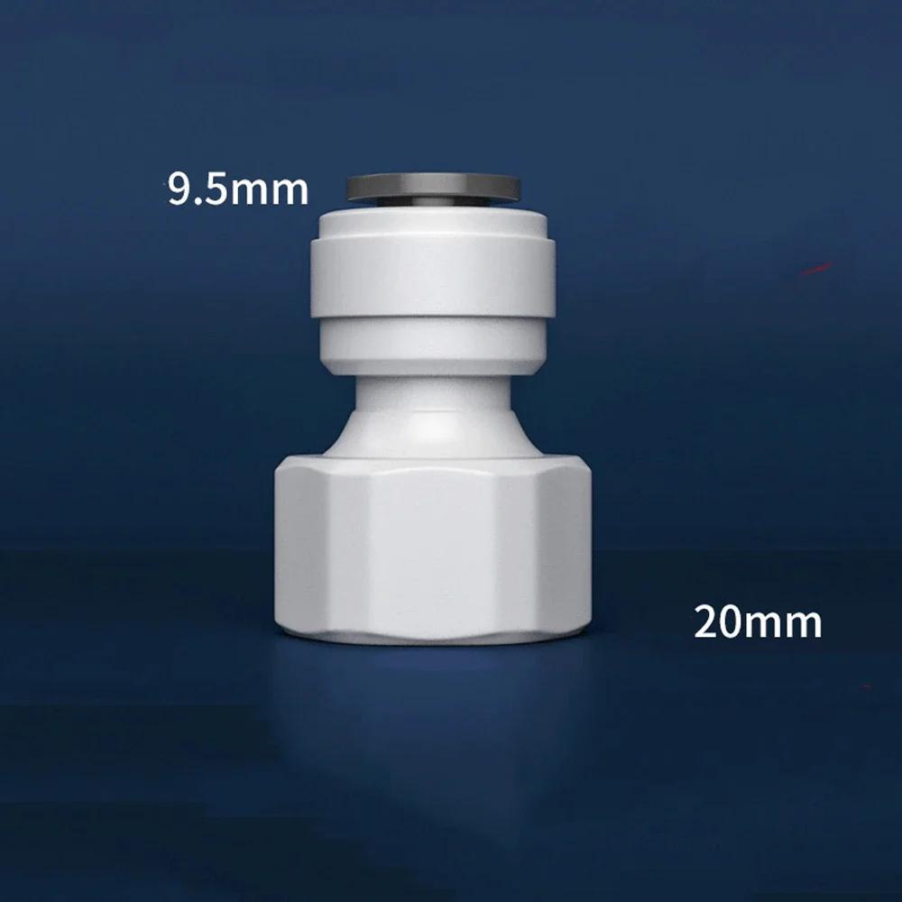 1/4" 3/8" НД Трубка Кран Запорный Шаровой Кран ПОМ Быстросъемный Соединитель Тройник Угольник Переходник Аквариум RO Водяной Фильтр Обратный Осмос