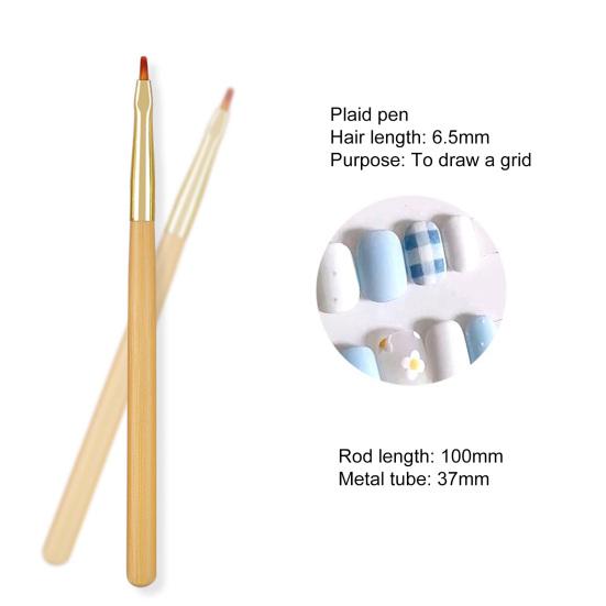 Прочная кисть для дизайна ногтей с мягкой щетиной и гибким наконечником «сделай сам»