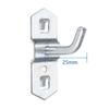 1Pcs Storage Rack Hole Board Hook Hammer/Pliers Pegboard Hook Oblique Hanger  for Shop Good Shelf