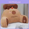 Animal Plush Capybara Cushion With Pp Cotton Filling Latex For Home Car And