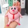 TPR Squishy Pig Stress Relief Toy Filled With Sand, Sensory Fidget Toys For Adults Teens, Funny Squeeze Sensory Toys