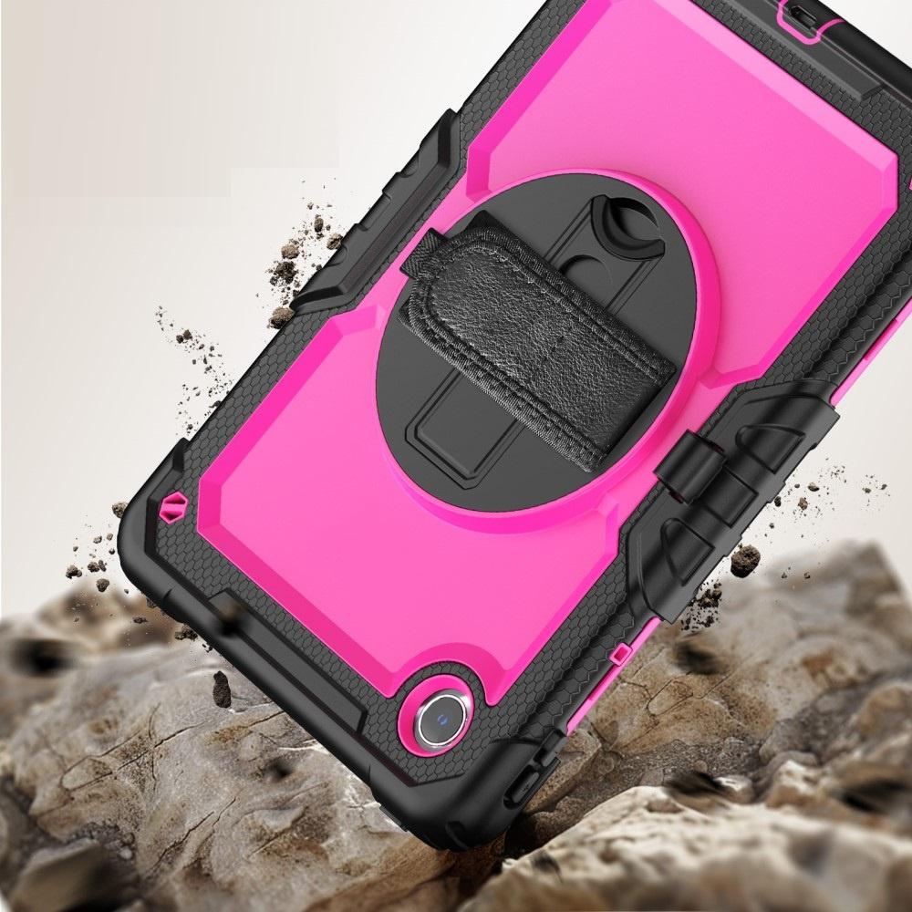 Armored case for Lenovo Tab M11, 360 protection with stylus holder, pink
