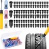 20/40PCS Mushroom Nails Tire Repair Rubber Nails Kits Screw In Tire Repair Nails Tire Repair Plugs
