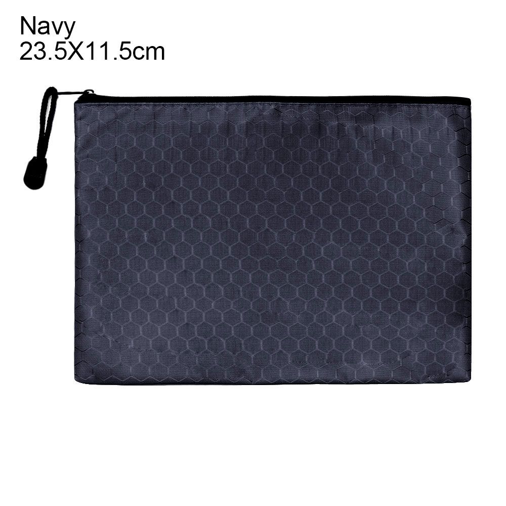 Bag Test Paper Storage Bag Information Bag Waterproof Pen Bag Document Bag Zipper Pencil Case