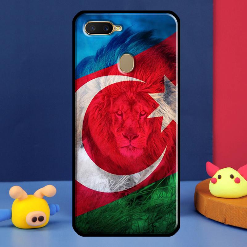 Чехол Флаг Азербайджана для Oppo A96 A76 A16 A74 A94 A54 S A57 A77 A58 A78 A98 A5 A9 A91 A15 A17 A52 A72