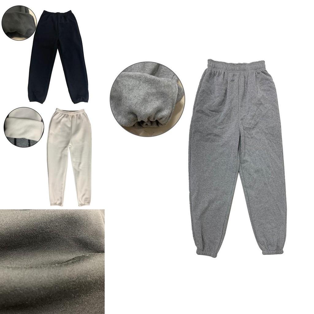 Удобные унисекс повседневные флисовые спортивные штаны с 2 карманами для повседневной носки