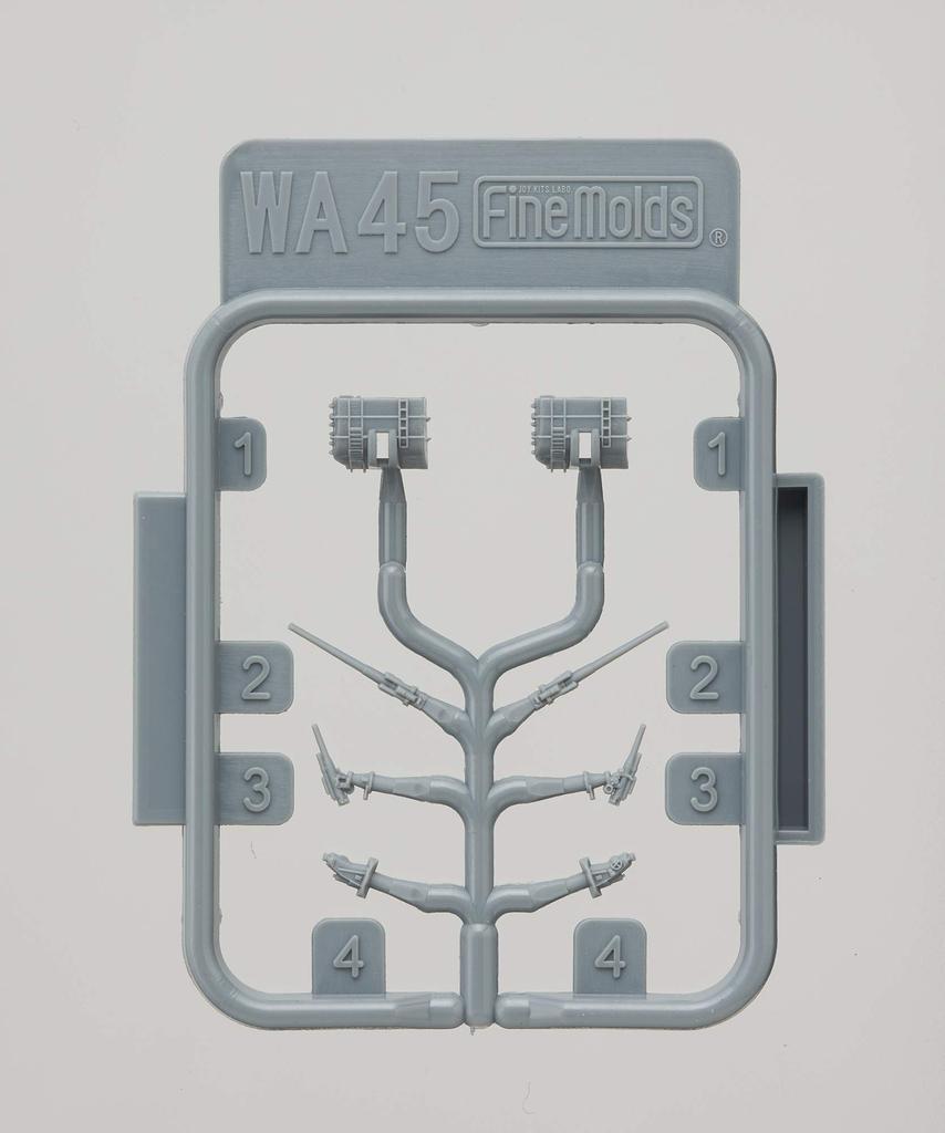 Fine Mold Nano Dread Series Японский флот 12 см одиночная пушка с высоким углом наклона 8 см одиночная пушка с высоким углом наклона пластиковые детали для моделей WA45 1/700 и