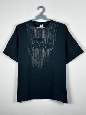 Винтажная футболка 00-х Linkin Park Аниме мультфильм Nu Metal Группа XL Унисекс