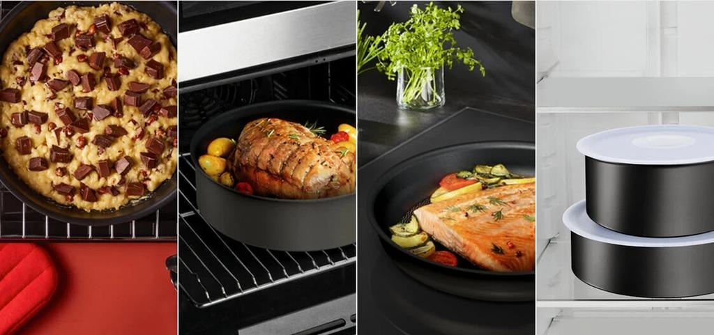 Tefal Ingenio Eco Resist Frying Pan Set (13 Pieces) 1 Pc
