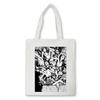 Japan Manga Junji Ito Tomie Shintaro Kago Graphic Cartoon Print Shopping Bags Girls Fashion Casual Tote Bag Women Canvas Bags