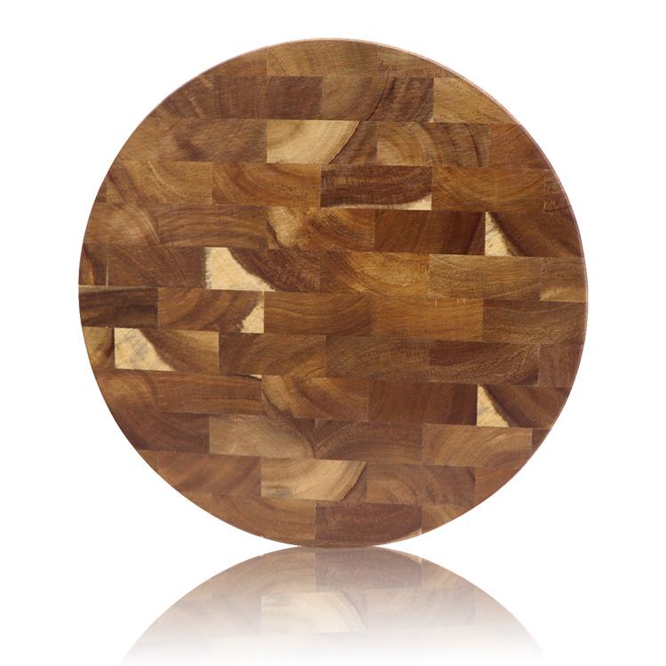 Разделочная доска из акации с инкрустацией для овощей, мяса и детского питания