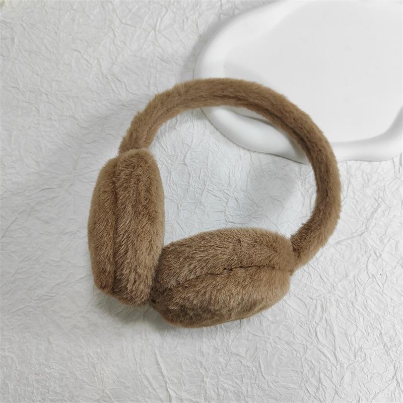 Зимние плюшевые наушники: Универсальный, Однотонный и Защищающий от холода