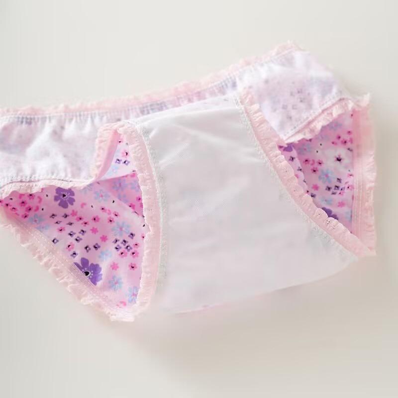 3Pcs Baby Girls Briefs Cotton Children Underwear Girl Panties Random Style 0-9Years