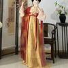 Restoring Chinese Tang Dynasty Style Hanfu, Chest Length Hanfu Skirt, Daily Set For Women