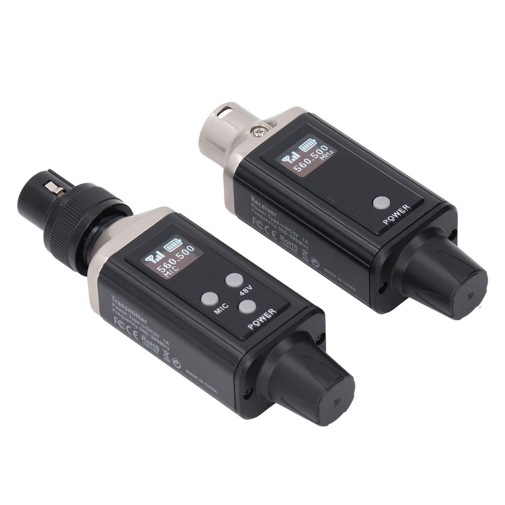 Wireless Microphone System Mic Adapter Automatic Connection Professional Wireless Microphone