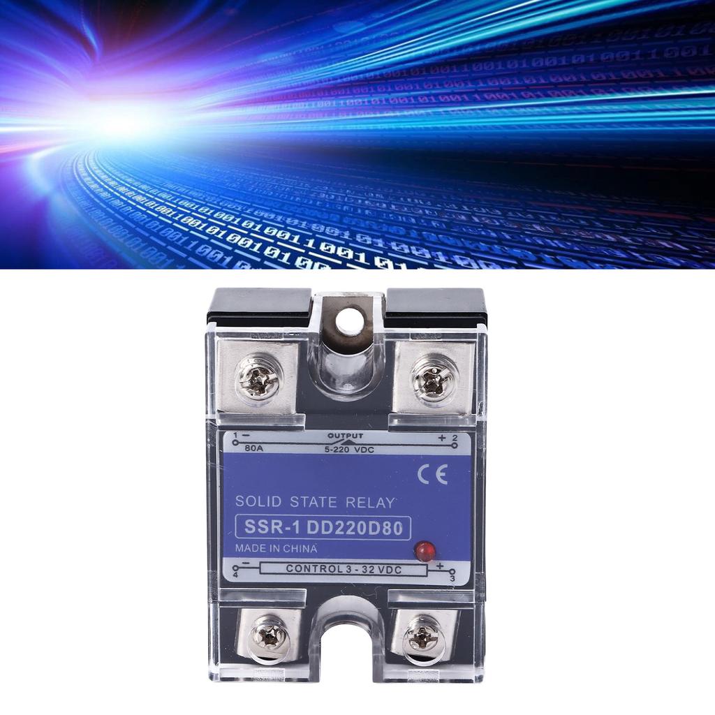 to Single Phase State Relay 3‑32V Input 5‑220V Load SSR Relay for Control System