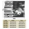 Warm Soft Blanket Travel Sombr Music Throw Blanket  Flannel Bedspread For Couch Bed Fashion Sofa Bed Cover