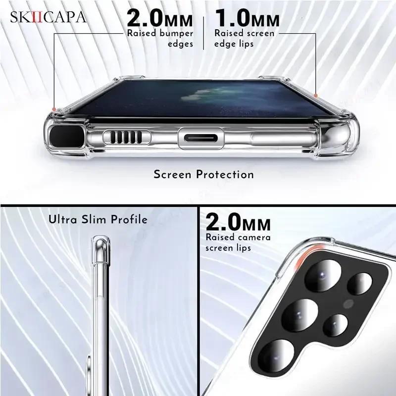 Противоударный прозрачный чехол с кольцом-держателем для Samsung A07 A17 A56 A36 A36 A16 A05 A15 A25 A35 A55 A54 A34 A14 A52 с отделением для карт, мягкая накладка